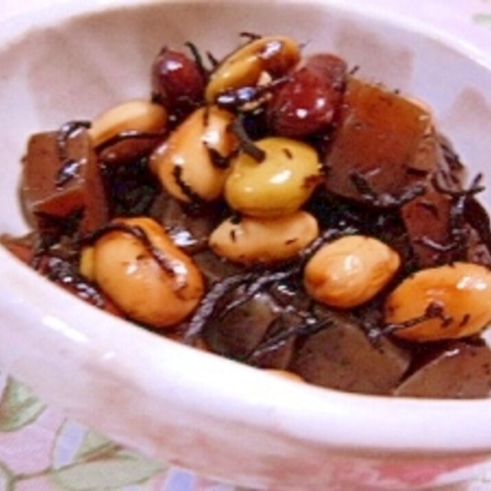 黒糖ｄｅ❤ひじきと大豆の含め煮❤